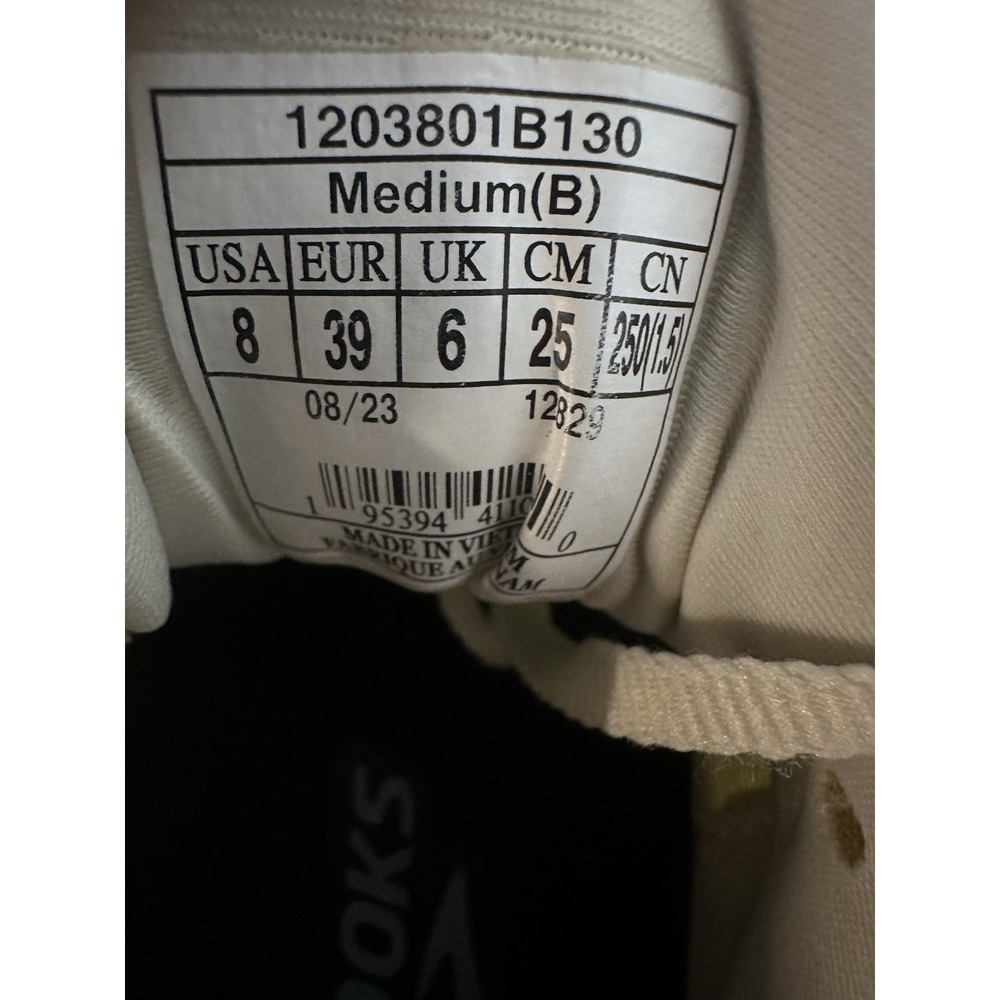 Brooks Ghost 15 Women's Running Shoes Size 8 B White Oyster Viola 1203801B130 - Picture 7 of 10